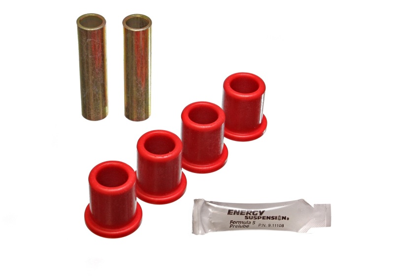 Energy Suspension 89-97 Ford Ranger Red Rear 2WD Frame Shackle Bushings Set thumbnail 4
