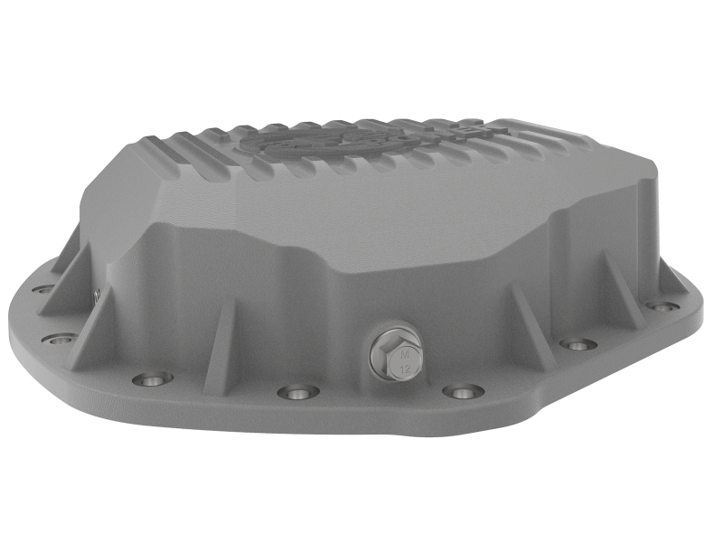 aFe Street Series Rear Differential Cover Raw w/ Machined Fins 01-18 GM Diesel Trucks V8-6.6L (td) thumbnail 9