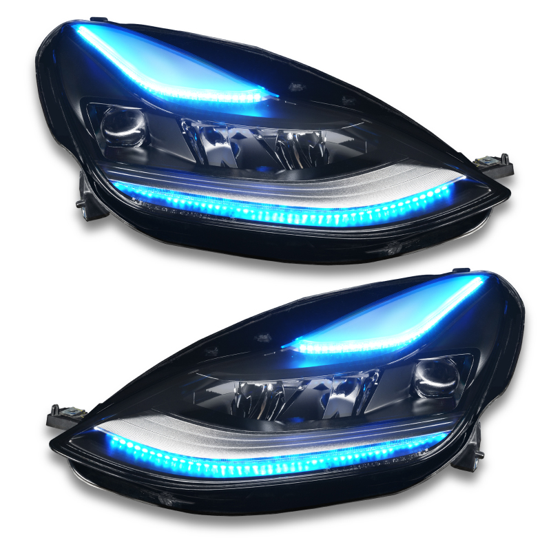 Oracle 2021+ Tesla Model 3 Dynamic ColorSHIFT Headlight DRL Upgrade Kit thumbnail 7