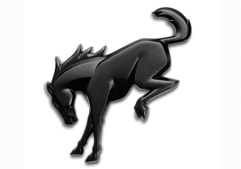 Ford Racing Bronco Rear Emblem - Matte Black thumbnail 6