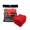 Chemical Guys Happy Ending Ultra Edgeless Microfiber Towel - 16in x 16in - Red - 3 Pack thumbnail 5