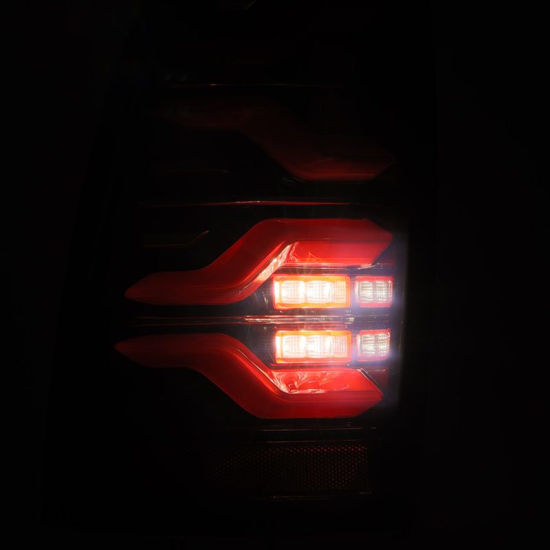 AlphaRex 05-15 Toyota Tacoma LUXX LED Taillights Blk/Red w/Activ Light/Seq Signal thumbnail 8