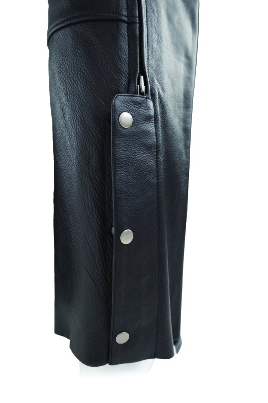 Kuryakyn Leather By River Road Plains Leather Chaps Black - Large thumbnail 5