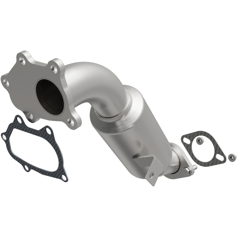 MagnaFlow Direct Fit Catalytic Converter 08-09 Subaru STi front OEM thumbnail 2