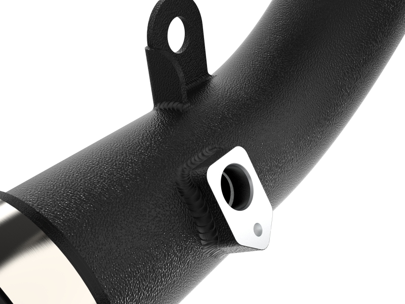 BladeRunner 3 IN Aluminum Hot and Cold Charge Pipe Kit Black