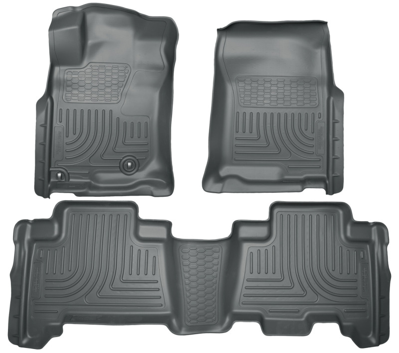 Husky Liners 10-12 Toyota 4Runner/Lexus GX460 WeatherBeater Combo Black Floor Liners thumbnail 7