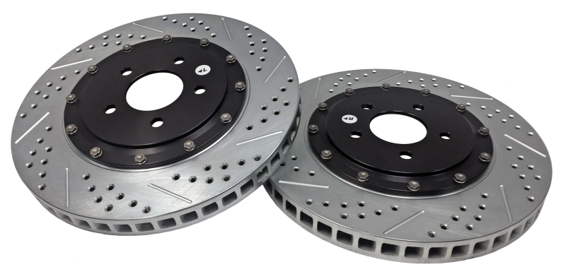 Baer Brakes 07-12 Ford Mustang GT500 Eradispeed+ Front SDZ 2-Piece Performance Brake Rotors thumbnail 2