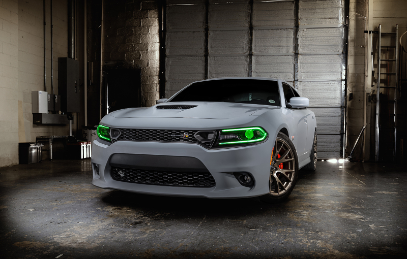 Oracle 15-21 Dodge Charger RGB+W Headlight DRL Upgrade Kit - ColorSHIFT+W thumbnail 6