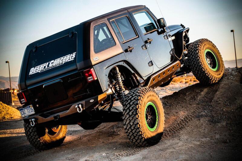 DV8 Offroad 07-18 Jeep Wrangler JK 2 Piece Fast Back Hard Top 4 Door - Black (DS Only) thumbnail 5