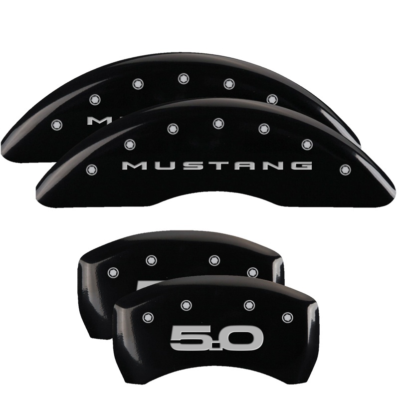 MGP 4 Caliper Covers Engraved Front & Rear Tiffany Snake Yellow finish black ch thumbnail 6