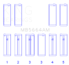 King Engine Bearings Nissan QR25DE DOHC 16 Valves (Size +0.75) Main Bearing Set thumbnail 6