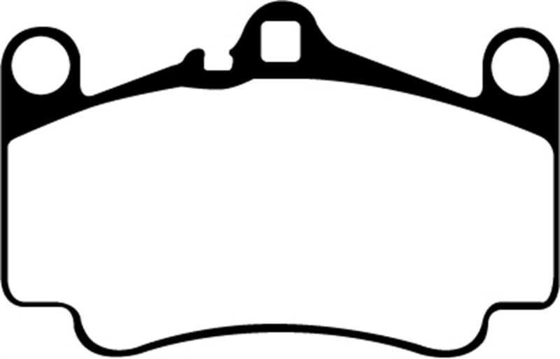 EBC 03-05 Porsche 911 (996) (Cast Iron Rotor only) 3.6 Carrera 4S Redstuff Front Brake Pads thumbnail 7
