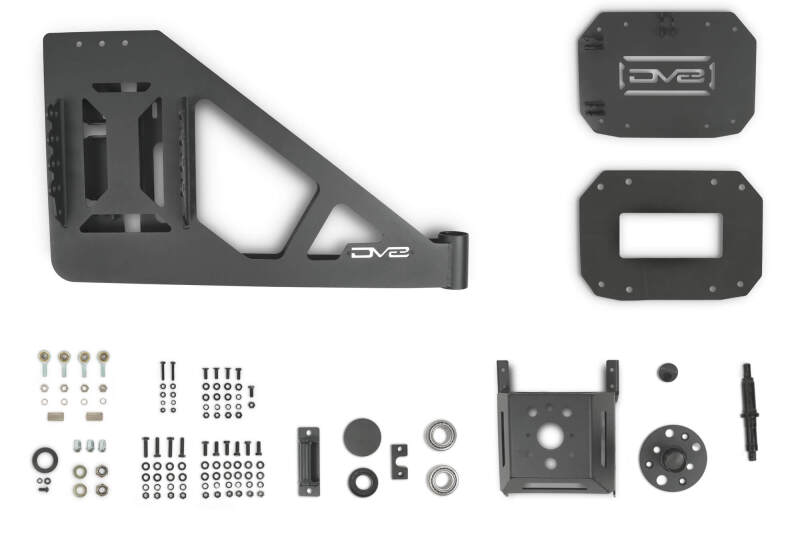 DV8 Offroad 18-23 Jeep Wrangler JL MTO Series Bumper Spare Tire Swing Gate thumbnail 3