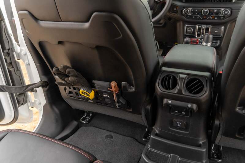 DV8 Offroad Storage Systems and Cargo Holders MPJL-09 2018-2025 Jeep Wrangler JL JLU Gladiator JT Seat Back Molle Pockets thumbnail 3