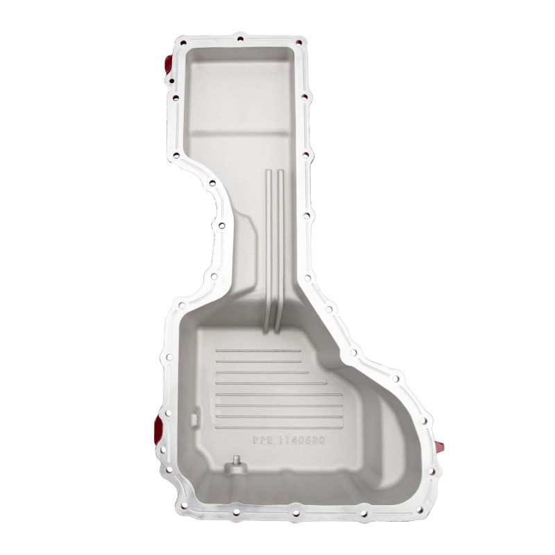 Wehrli 17-19 GM Duramax WCFab X PPE High Capacity Aluminum Oil Pan - Sparkle Copper thumbnail 2