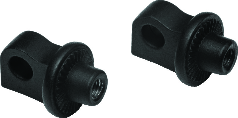 Kuryakyn Splined Peg Adapters 8898 Adapters, Satin Black, Use with H-D Male Mounts, Harley-Davidson®, Pair thumbnail 4