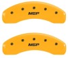 MGP 2 Caliper Covers MGP Yellow Finish Black Characters 2018 Chevrolet Tahoe thumbnail 6