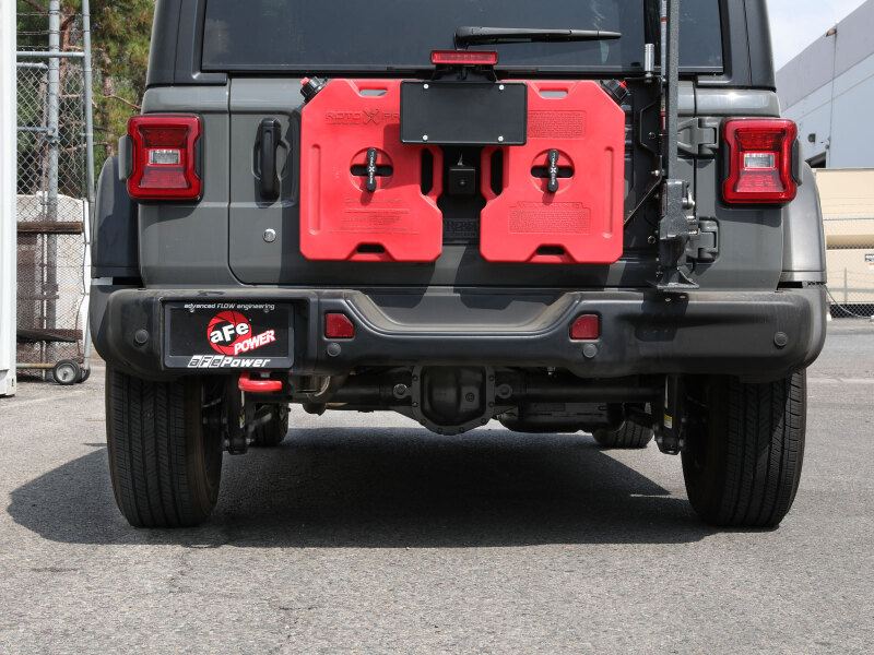 aFe MACH Force-Xp Axle-Back Exhaust System w/No Tip 18-20 Jeep Wrangler L4-2.0T / V6-3.6L thumbnail 8