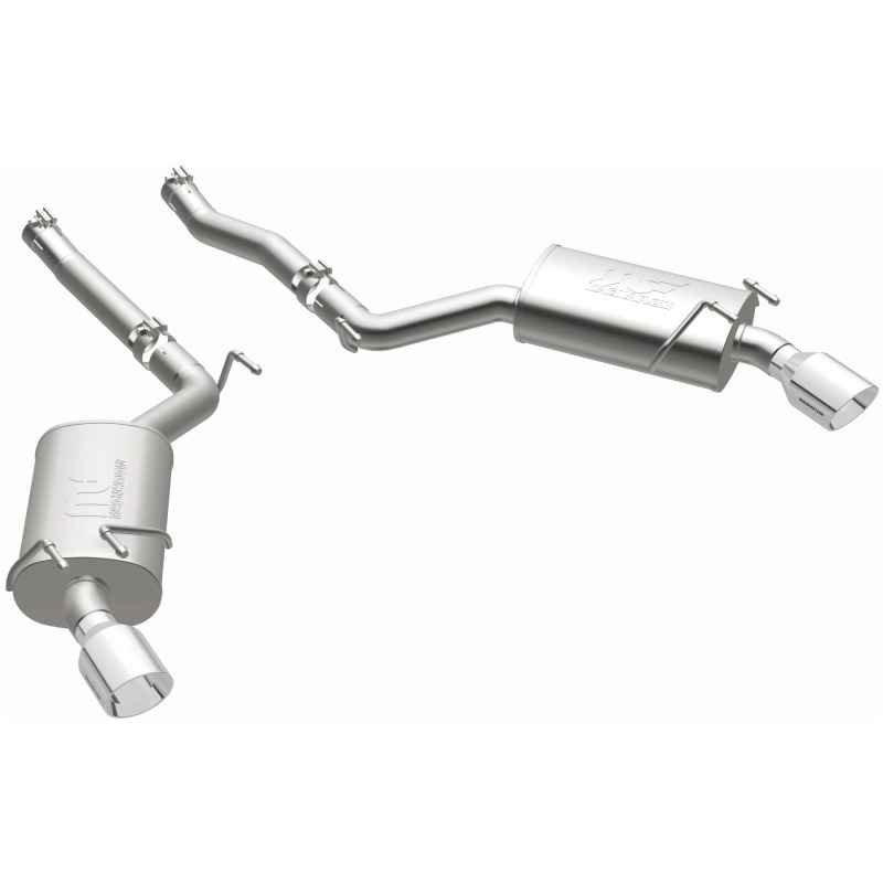 MagnaFlow Axle-Back Stainless Dual Split 4in Polished Tips 10-15 Chevrolet Camaro Convert. 3.6L V6 thumbnail 6