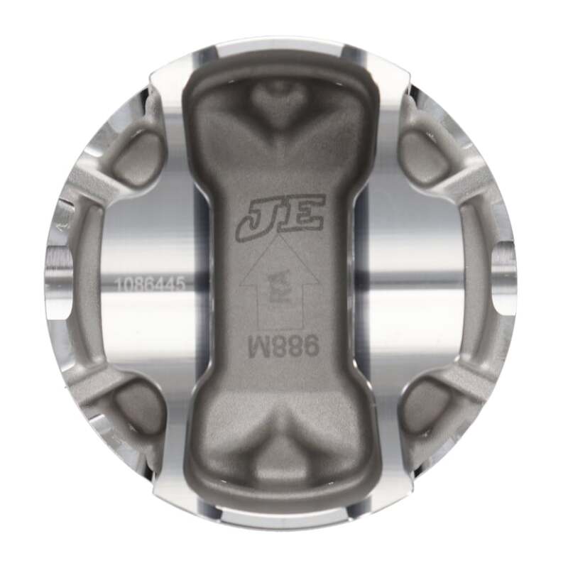JE Pistons Nissan VR30DDTT 86mm Bore 10.2:1 CR -3cc Dish - Set of 6 thumbnail 3