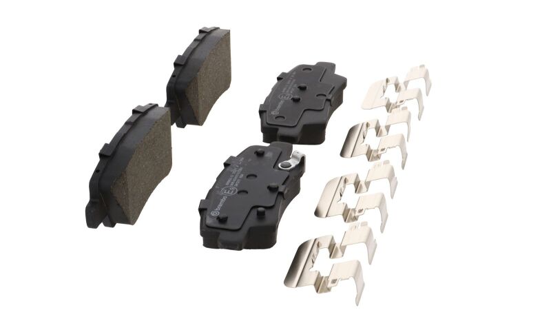 Brembo OE 2017 Hyundai Elantra/18-22 Ioniq/18-19 Sonata/16-17 Veloster Low-Met Brake Pad - Rear thumbnail 6