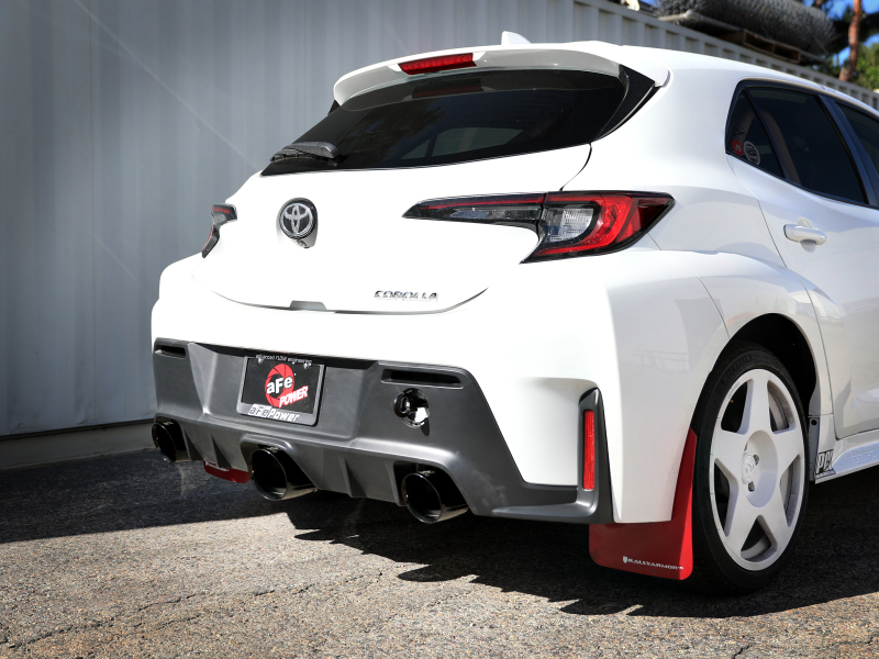 aFe 23-24 Toyota GR Corolla L3 1.6L (t) Gemini XV 3in to 2-1/2in Cat Back Exhaust w/ Black Tips thumbnail 8