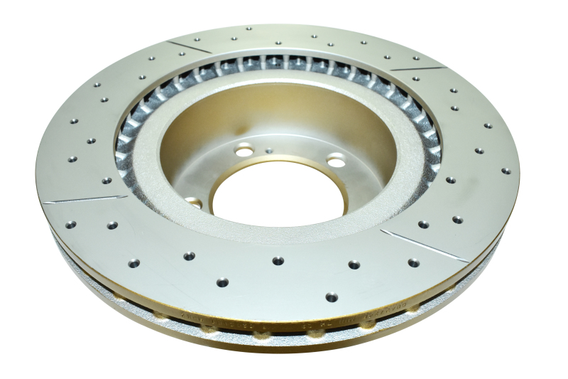 DBA 08-21 Lexus LX570 Front Drilled & Slotted Street Series Rotor & XP Brake Pad Kit (1x dbaDB1838XP, 2x dba2724X) thumbnail 2