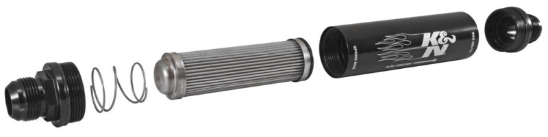 K&N 2in OD x 9in L 16AN 74 Micron In-Line Fuel/Oil Filter thumbnail 3