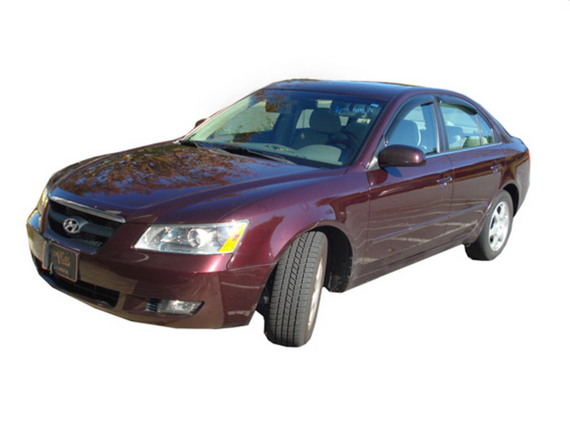 AVS 05-10 Hyundai Sonata (Old Body Style) Ventvisor Outside Mount Window Deflectors 4pc - Smoke thumbnail 2
