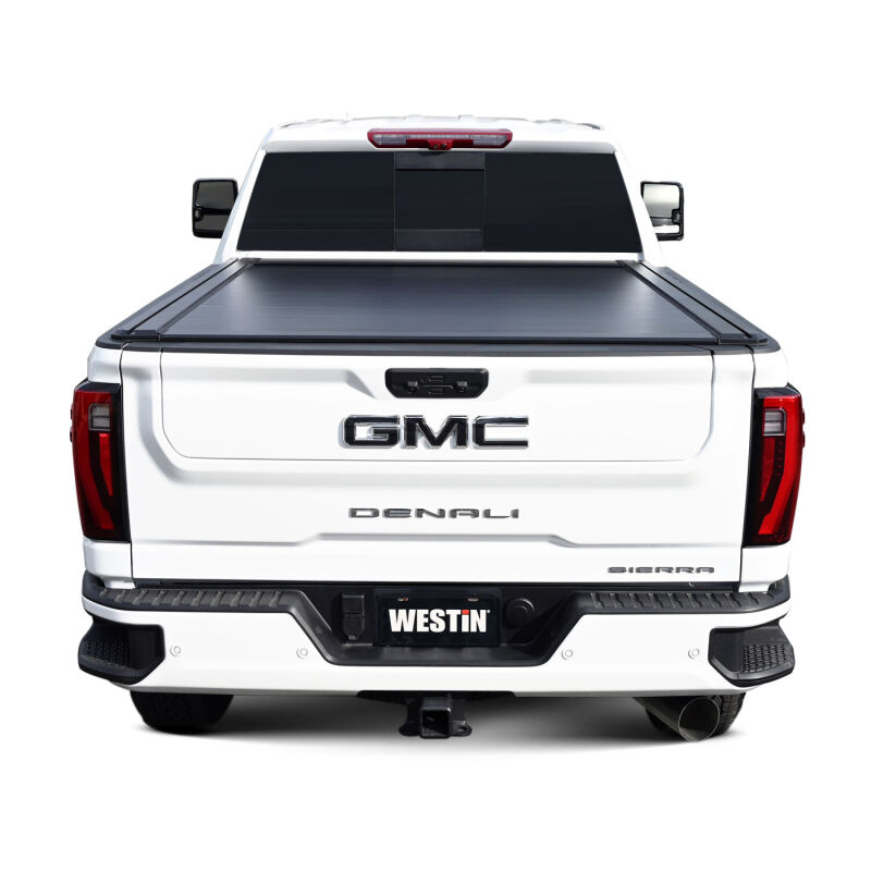 Westin 20-26 GM Silverado/Sierra 2500/3500 6.5ft Bed Electric Retractable Tonneau Cover - Black thumbnail 4