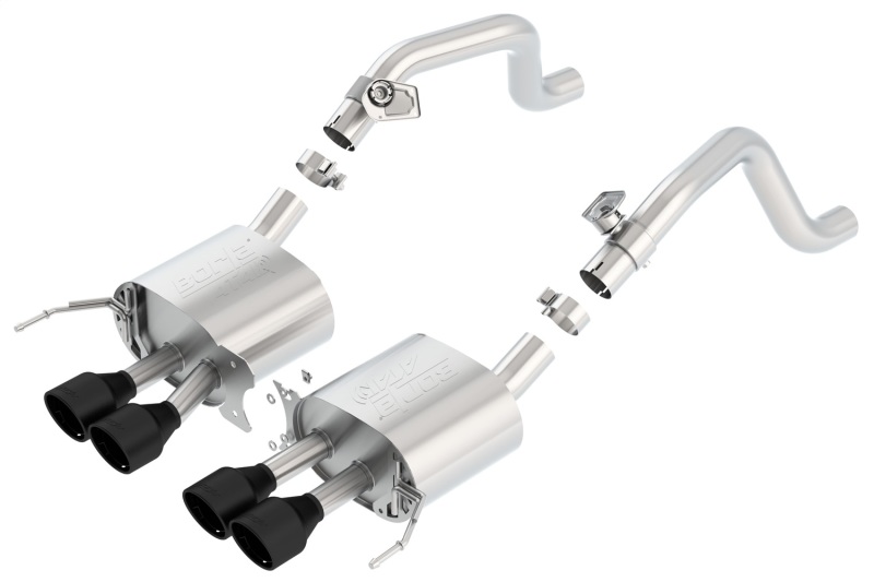 Borla 14-17 C7 Corvette Stingray Axle-Back ATAK Exhaust 2.75in to Muffler Dual 2.0in Out 4.25in Tip thumbnail 3