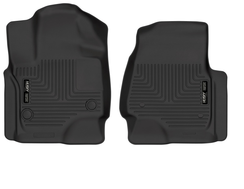 Husky Liners 18-22 Ford Expedition WeatherBeater Black Front Floor Liners thumbnail 3