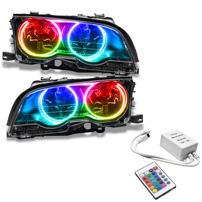 Oracle 99-01 BMW 3 Series Coupe HL - (Halogen) - ColorSHIFT w/ Simple Controller thumbnail 3