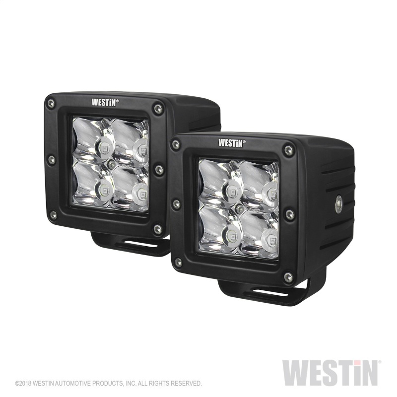 Westin Compact LED 5W 3.2 inch x 3 inch (Set of 2) - Black thumbnail 2