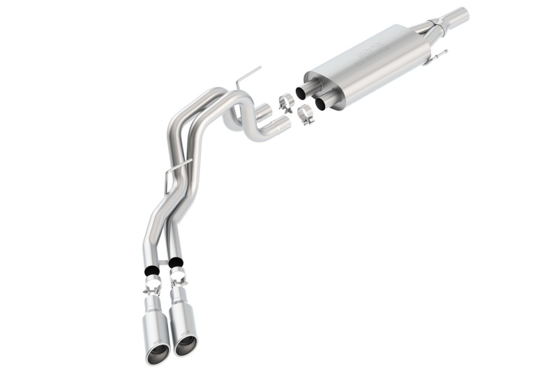 Borla 10-14 Ford F-150 SVT Raptor 6.2L-8cyl SS Catback Exhaust thumbnail 4