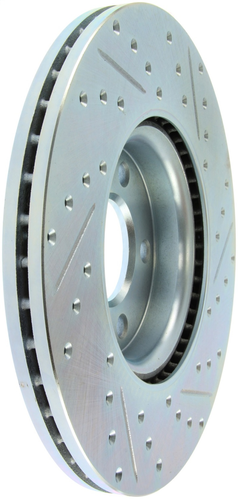 StopTech 07-13 Mazdaspeed3 Sport Slotted & Drilled Front Right Rotor thumbnail 4