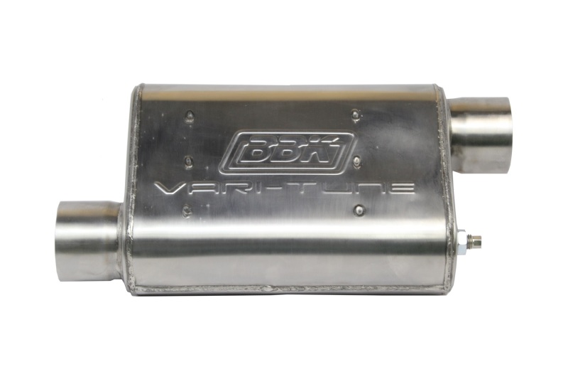 BBK VariTune Adjustable Performance Muffler 3.0 in. Offset/Offset Stainless Steel thumbnail 4