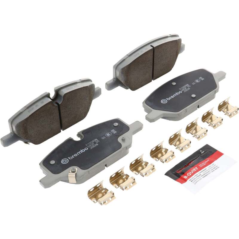 Brembo OE 20-24 Cadillac CT5/XT4/22-24 Chevy Camaro/2021 GMC Terrain Ceramic Brake Pad - Front thumbnail 2
