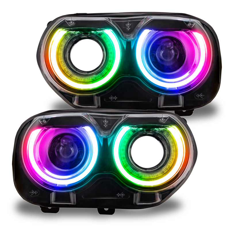 Oracle 15-21 Dodge Challenger RGB+W Headlight DRL Kit - ColorSHIFT w/ Simple Controller thumbnail 5