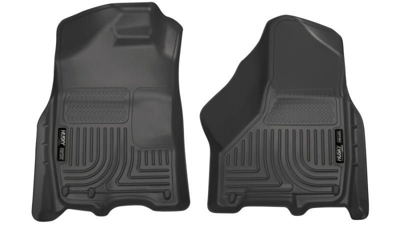 Husky Liners 09-10 Dodge Ram 1500/2500/3500 WeatherBeater Front Row Black Floor Liners thumbnail 6