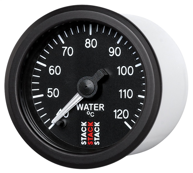 Autometer Stack 52mm 40-120 Deg C 1/8in NPTF Male Pro Stepper Motor Water Temp Gauge - Black thumbnail 9