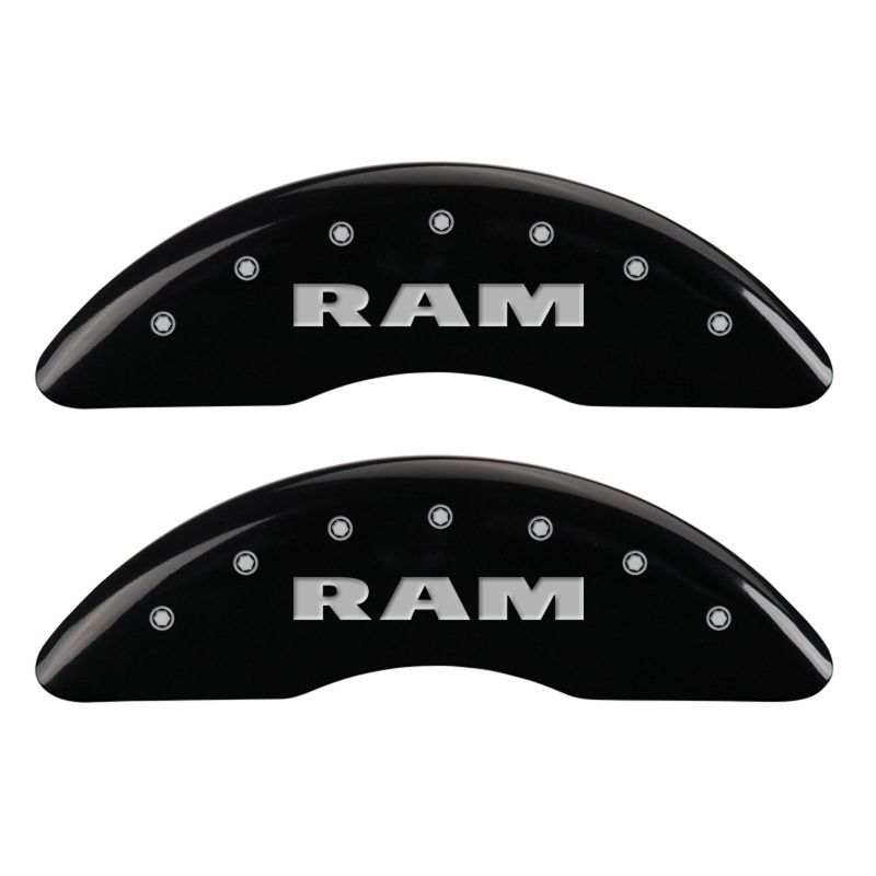 MGP 4 Caliper Covers Engraved Front & Rear RAM Black finish silver ch thumbnail 5
