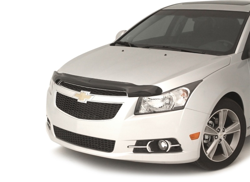 AVS 11-15 Chevy Cruze Carflector Low Profile Hood Shield - Smoke thumbnail 4