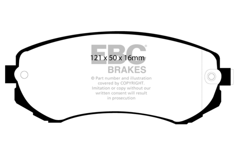 EBC S2 Brake Pad and Rotor Kit (1x ebcDP21279, 1x ebcUSR7138) thumbnail 9