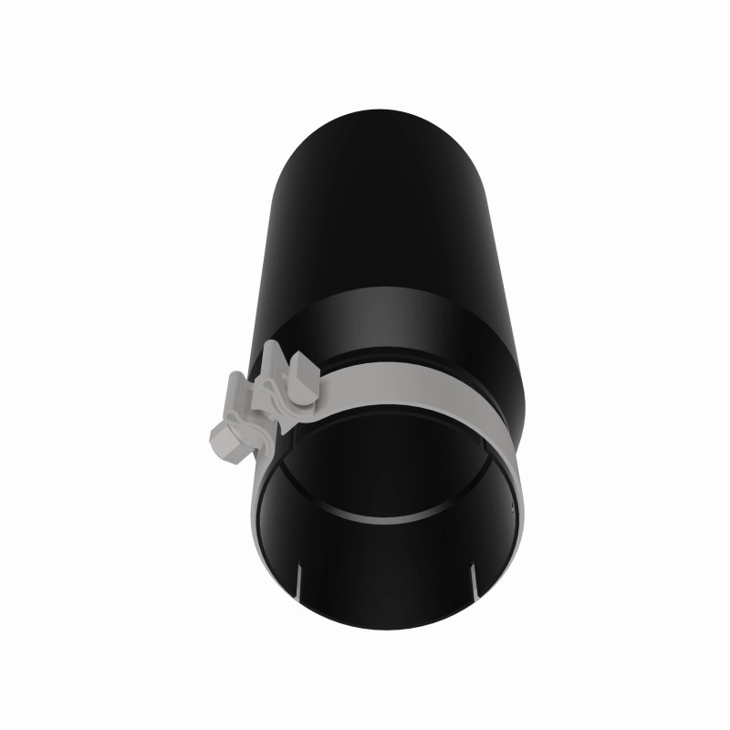 MagnaFlow Tip Stainless Black Coated Single Double Round Single Outlet 5in Dia 4in Inlet 13in L thumbnail 9