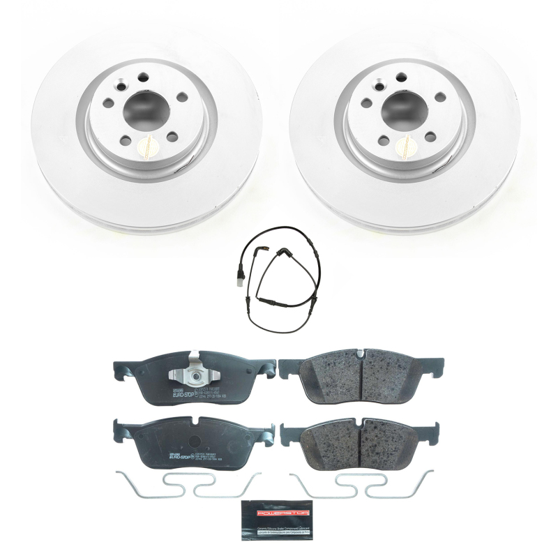 Power Stop 15-17 Land Rover Discovery Sport Front & Rear Euro-Stop Brake Kit (1x psbESK7991, 1x psbESK7995) thumbnail 3