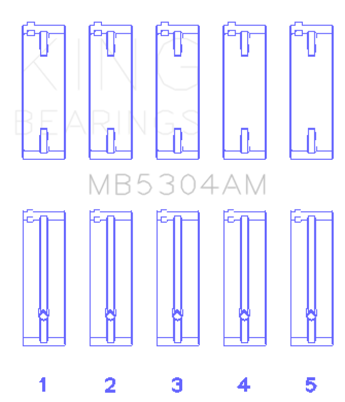 King Engine Bearings KING Main Bearings