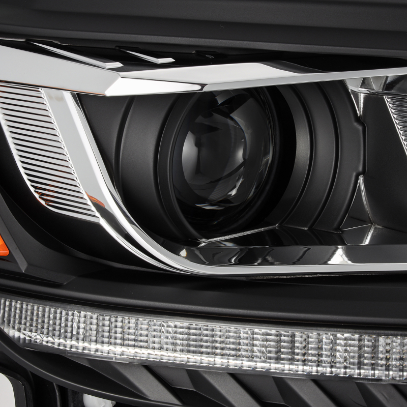AlphaRex 2019+ Ford Ranger PRO-Series Proj Headlights Plank Style Black w/Seq Signal/DRL thumbnail 3