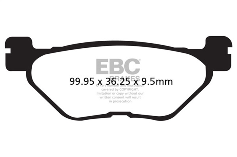 EBC 12-19 Yamaha XT 1200 Z Super Tenere Rear Left/Right FA-SFA-TT-X Brake Pads