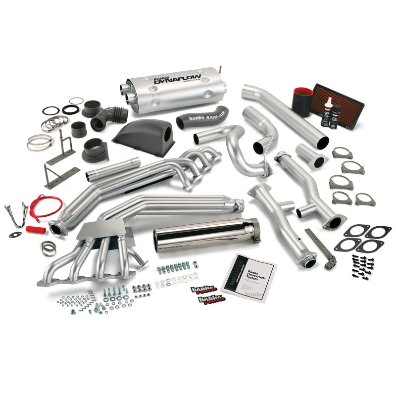 Banks Power 01-03 GM 8.1 Mh - W20/22 (L-Exit) PowerPack System thumbnail 2